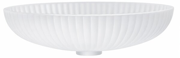 BPS-koupelny Sklenené umývadlo na dosku BRILLANT3 WH 510 51x35 cm, mat