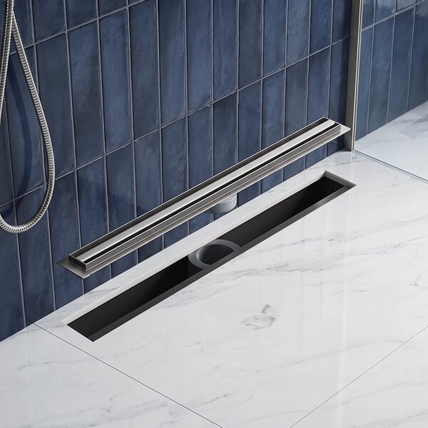 BPS-koupelny Sprchový odtokový žľab DL03 SLIM ST 70 cm, satén