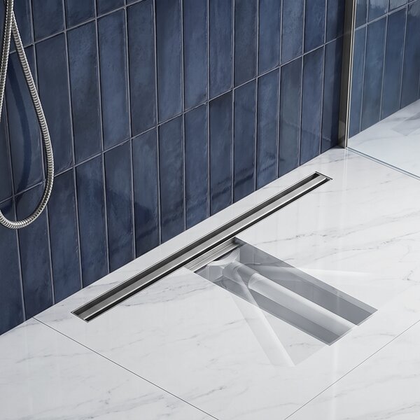 BPS-koupelny Sprchový odtokový žľab DL03 SLIM ST 70 cm, satén