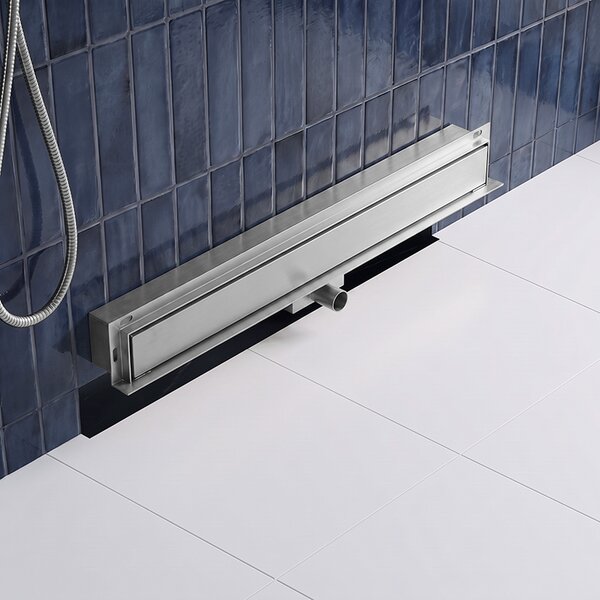BPS-koupelny Nástenný odtokový žľab 2in1 DL04 MURAL ST 60 cm, satén