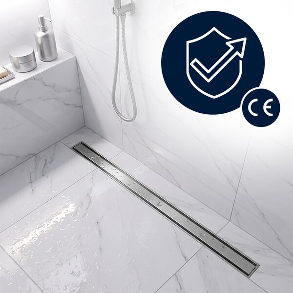 BPS-koupelny Sprchový odtokový žľab DL03 SLIM ST 70 cm, satén