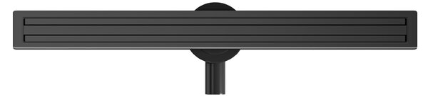 BPS-koupelny Sprchový odtokový žľab DL03 SLIM BL 60 cm, čierny