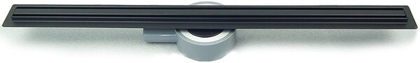 BPS-koupelny Sprchový odtokový žľab DL03 SLIM BL 60 cm, čierny