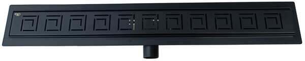 BPS-koupelny Sprchový odtokový žľab DL01 SIGMA G5 BL 70 cm, čierny