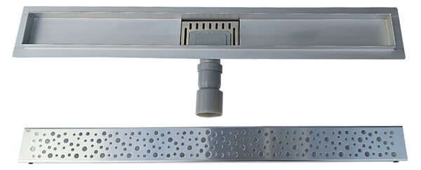 BPS-koupelny Sprchový odtokový žľab DL01 DL01 WAVE G5 ST 50 cm, satén