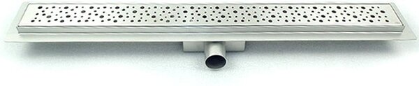 BPS-koupelny Sprchový odtokový žľab DL01 DL01 WAVE G5 ST 50 cm, satén