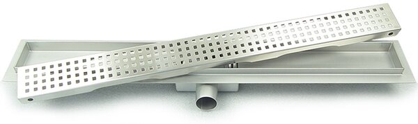 BPS-koupelny Sprchový odtokový žľab DL01 QUBE G3 ST 50 cm, satén
