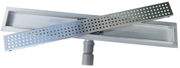 BPS-koupelny Sprchový odtokový žľab DL01 QUBE G3 ST 50 cm, satén