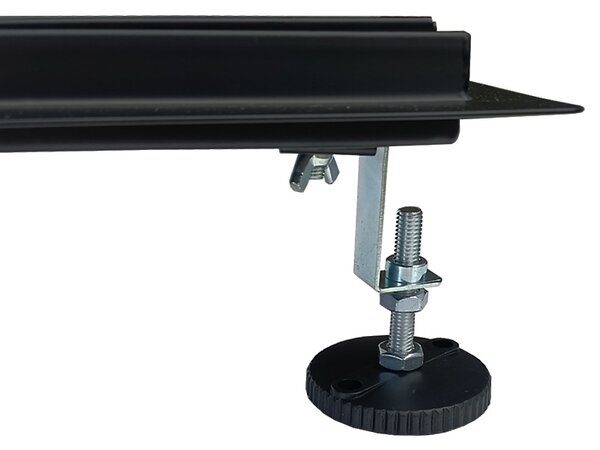 BPS-koupelny Sprchový odtokový žľab 2in1 DL01 FIX G1 BL 50 cm, čierny