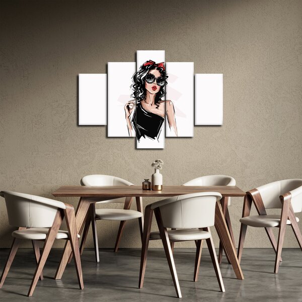 Obraz - Fashion woman (150x105 cm)