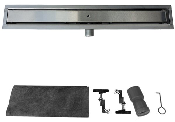 BPS-koupelny Lineárny sprchový odtokový žľab 2v1 DL01 FIX G1 ST 50 cm, satén