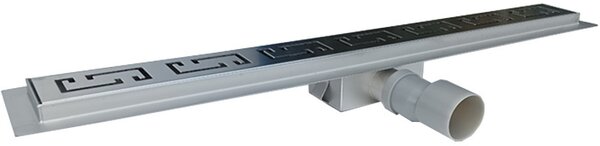 BPS-koupelny Sprchový odtokový žľab DL01 OMEGA G6 ST 50 cm, satén