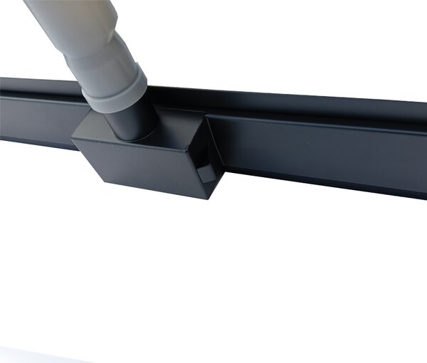 BPS-koupelny Sprchový odtokový žľab DL01 CLASSIC G2 BL 60 cm, čierna