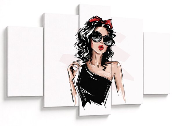 Obraz - Fashion woman (150x105 cm)