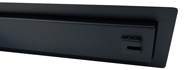 BPS-koupelny Sprchový odtokový žľab DL01 CLASSIC G2 BL 60 cm, čierna