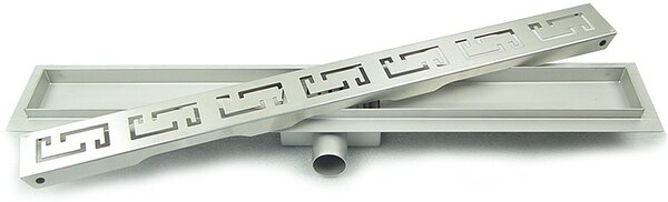 BPS-koupelny Sprchový odtokový žľab DL01 OMEGA G6 ST 50 cm, satén