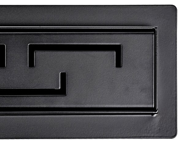 BPS-koupelny Sprchový odtokový žľab DL01 DELTA G4 BL 70 cm, čierny