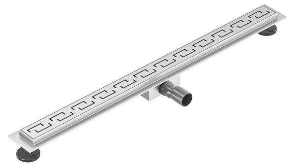 BPS-koupelny Sprchový odtokový žľab DL01 DELTA G4 ST 60 cm, satén