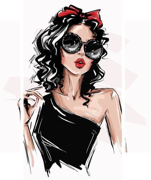 Obraz - Fashion woman (90x60 cm)