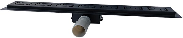 BPS-koupelny Sprchový odtokový žľab DL01 CLASSIC G2 BL 60 cm, čierna
