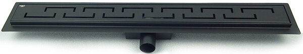 BPS-koupelny Sprchový odtokový žľab DL01 DELTA G4 BL 70 cm, čierny