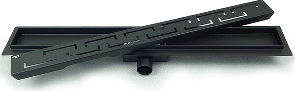 BPS-koupelny Sprchový odtokový žľab DL01 DELTA G4 BL 70 cm, čierny