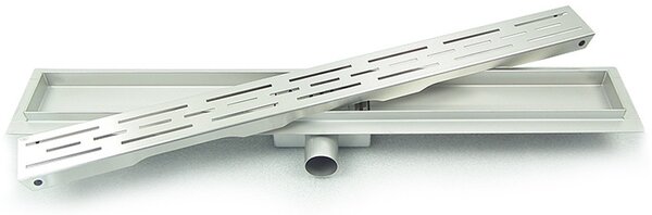 BPS-koupelny Sprchový odtokový žľab DL01 CLASSIC G2 ST 50 cm, satén