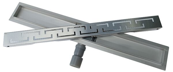 BPS-koupelny Sprchový odtokový žľab DL01 DELTA G4 ST 60 cm, satén