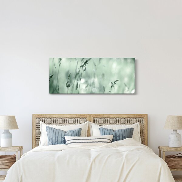 Obraz - Zelená lúka (120x50 cm)
