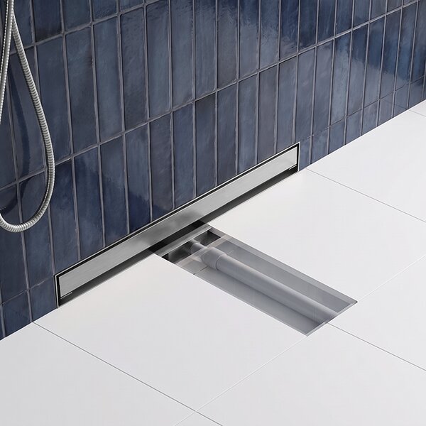 BPS-koupelny Nástenný odtokový žľab 2in1 DL09 WALL ST 70 cm, satén