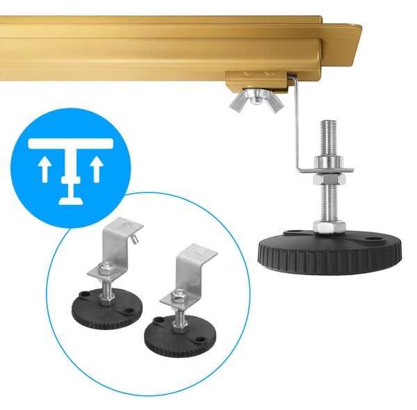 BPS-koupelny Lineárny sprchový odtokový žľab 2v1 DL01 FIX G1 GL 60 cm, zlatý