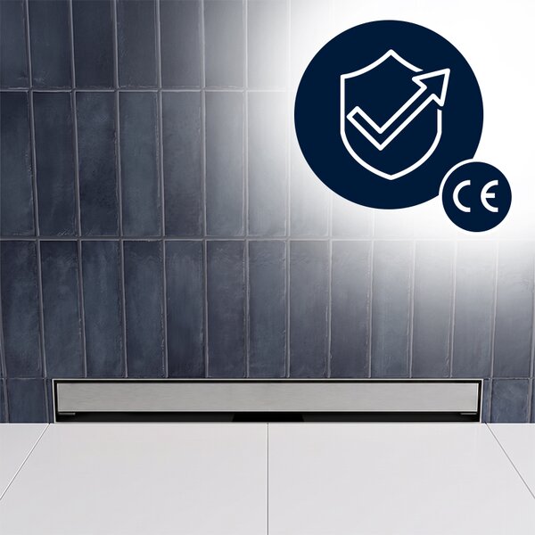 BPS-koupelny Nástenný odtokový žľab 2in1 DL09 WALL ST 70 cm, satén