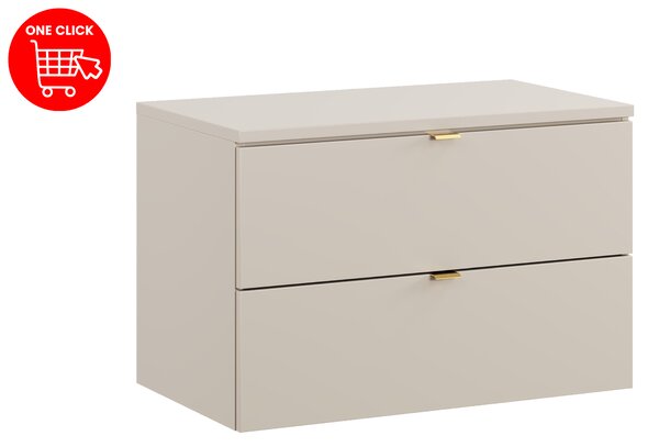 Comad Kúpeľňová skrinka pod doskové umývadlo Dalia Cashmere 80 kašmír mat