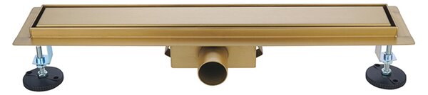 BPS-koupelny Lineárny sprchový odtokový žľab 2v1 DL01 FIX G1 GL 60 cm, zlatý