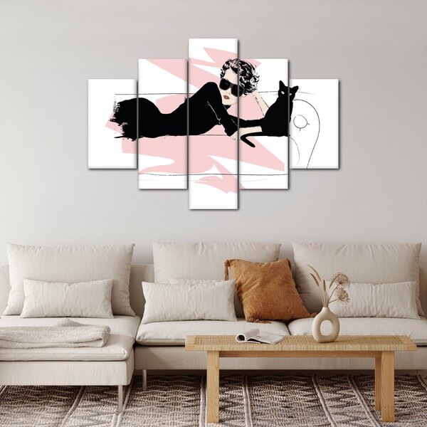 Obraz - Fashion lady (150x105 cm)