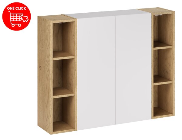 Comad Set kúpeľňového nábytku Aster White 30 biela mat polica 20 cm