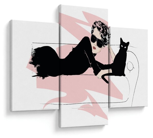 Obraz - Fashion lady (90x60 cm)