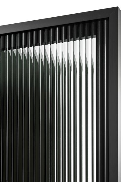 Comad Kúpeľňová horná skrinka 40 cm Sombra Green rákosovo zelená so sklenenými dvierkami s LED podsvietením