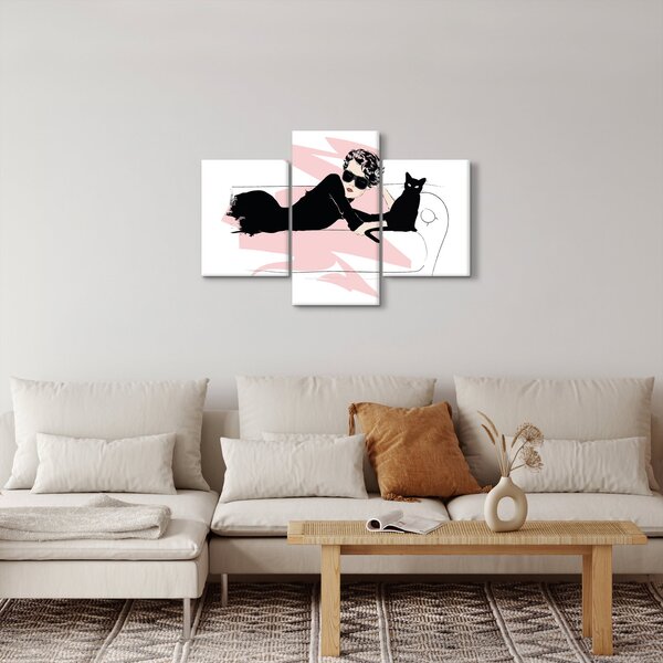 Obraz - Fashion lady (90x60 cm)