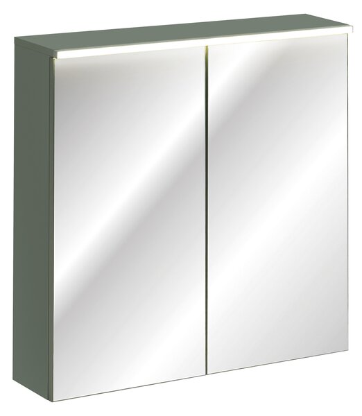 Comad Kúpeľňová zrkadlová skrinka 80 cm Sombra Green trstinovo zelená