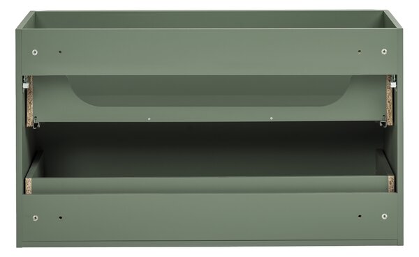 Comad Kúpeľňová skrinka pod umývadlo 100 cm Sombra Green rákosovo zelená