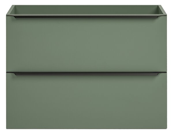 Comad Kúpeľňová skrinka pod umývadlo 80 cm Sombra Green trstinovo zelená