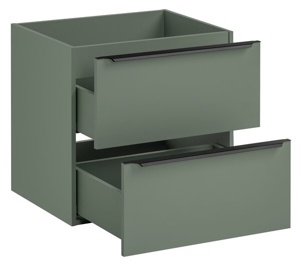 Comad Kúpeľňová skrinka pod umývadlo 60 cm Sombra Green rákosovo zelená