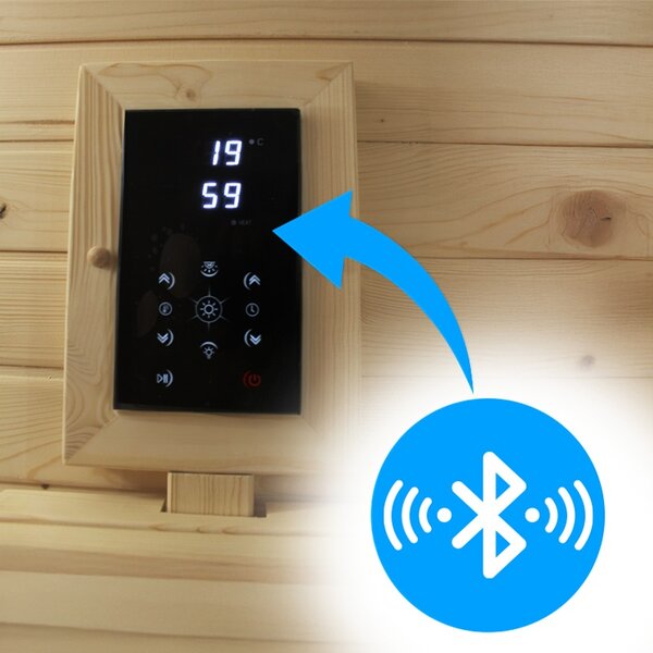 BPS-koupelny Záhradná kombinovaná sudová sauna 2v1 MOLDE A - Infrasauna + fínska sauna 180x200, 2-4 osoby