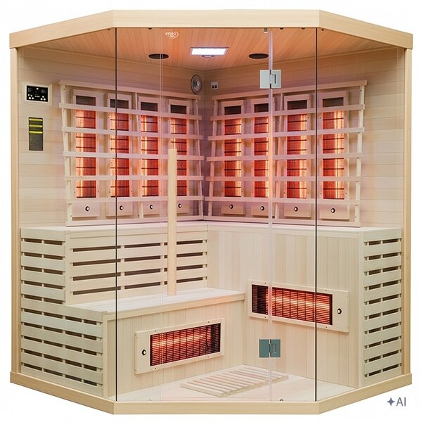 BPS-koupelny Infrasauna Relax ALTA7 180x180, 5-6 osôb