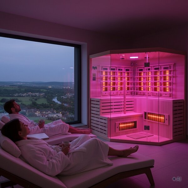 BPS-koupelny Infrasauna Relax ALTA7 180x180, 5-6 osôb