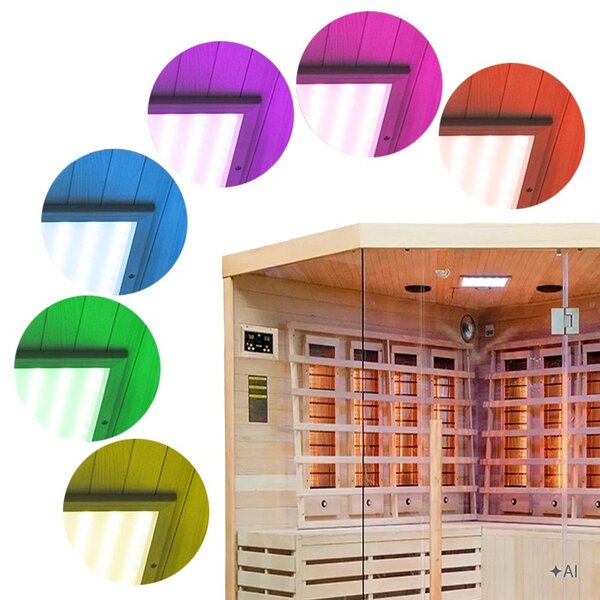 BPS-koupelny Infrasauna Relax ALTA7 180x180, 5-6 osôb