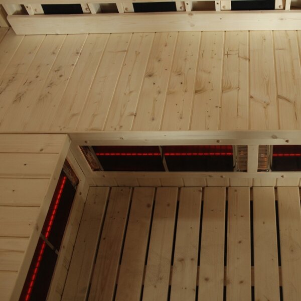 BPS-koupelny Záhradná kombinovaná sudová sauna 2v1 VANTA - Infrasauna + fínska sauna 200x200, 4-6 osôb