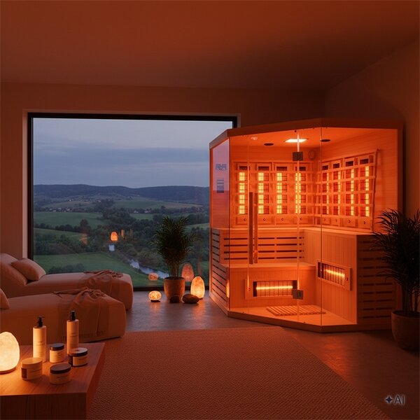 BPS-koupelny Infrasauna Relax ALTA7 180x180, 5-6 osôb