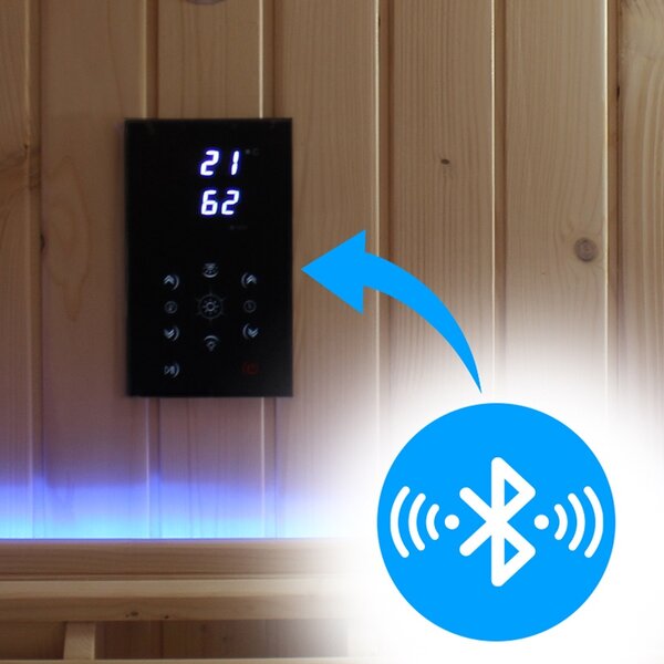 BPS-koupelny Záhradná kombinovaná sudová sauna 2v1 VANTA - Infrasauna + fínska sauna 200x200, 4-6 osôb